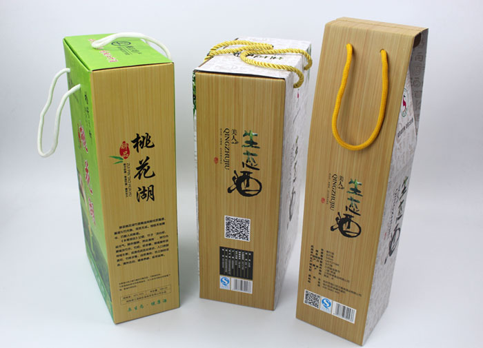 個(gè)性禮盒包裝讓“竹筒酒”身價(jià)倍增，長沙包裝印刷廠再為桃江特產(chǎn)定制包裝
