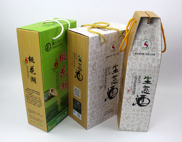 個(gè)性禮盒包裝讓“竹筒酒”身價(jià)倍增，長沙包裝印刷廠再為桃江特產(chǎn)定制包裝