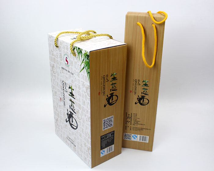 個(gè)性禮盒包裝讓“竹筒酒”身價(jià)倍增，長沙包裝印刷廠再為桃江特產(chǎn)定制包裝